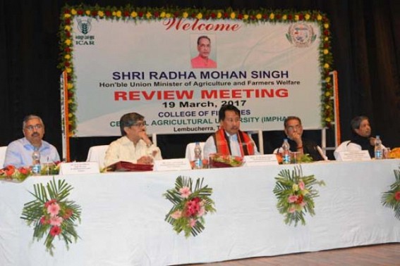 Tripura government failed to utilise central funds:Union Agriculture Minister Radha Mohan Singh Tripura government failed to utilise central funds:Union Agriculture Minister Radha Mohan Singh